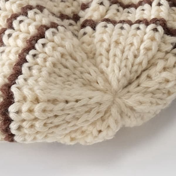 Strikket lue Kaffebrun Kaffebrun coffee brown