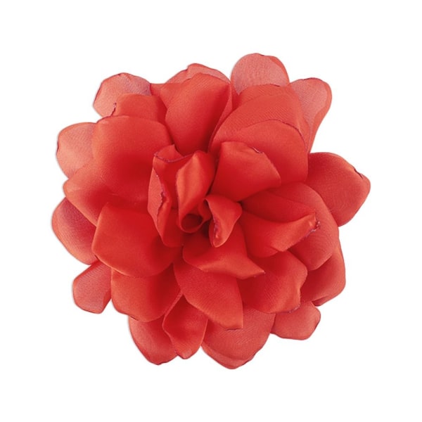 Romantisk Rose Brosch Tyg Rose Blomma Pin-up Brosch RÖD red