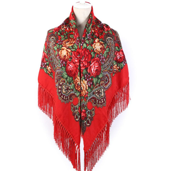 Fringed Square Scarves Resesjal 1 1 1