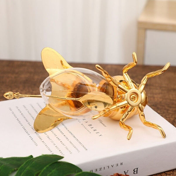 Bee Sukkerkopp Krydderkrukke GULL Gold