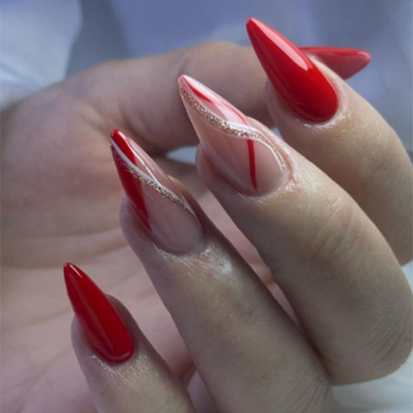 Almond Fake Nails Tekokynnet XH-89-85 XH-89-85 XH-89-85