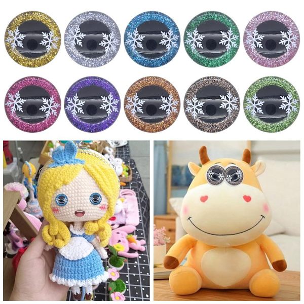 10 stk/5 par Eyes Crafts Eyes Puppet Crystal Eyes BLÅ Blue