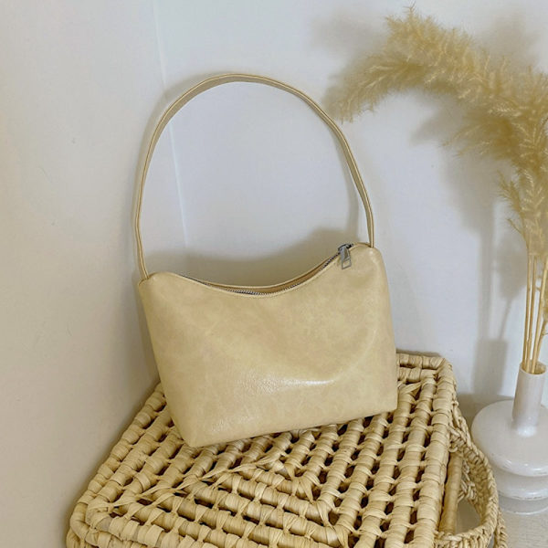 Moon Kvinne Håndveske Dame Underarm Veske BEIGE beige