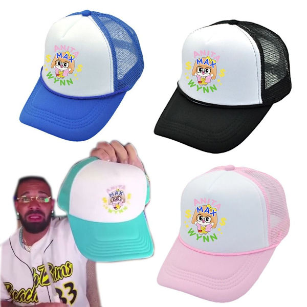 Anita Max Wynn hatt Lastbilsförarehatt VIT White