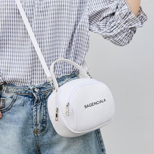 Dam Tote Väska Axelväska VIT white