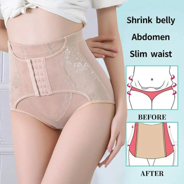 Shaping Höftlyftande Byxor Magen Krymptrosa BEIGE XXL beige XXL