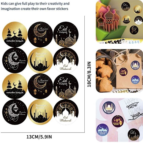 EID Mubarak -paperitarrat lahja-tarrat tarra STYLE 10 STYLE 10
