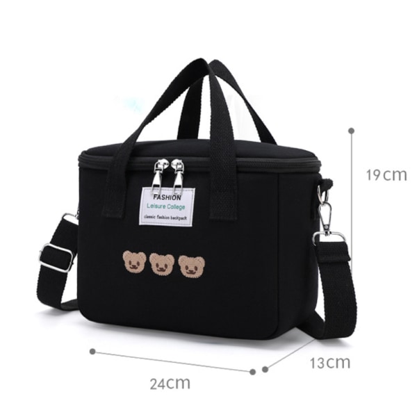 Lounaslaukku Mommy Bag MUSTA black