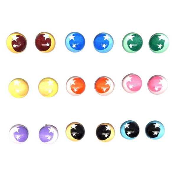 10 st/5 par Eyes Crafts Eyes Puppet Crystal Eyes 5MM-STAR TO 5mm-Star to left2