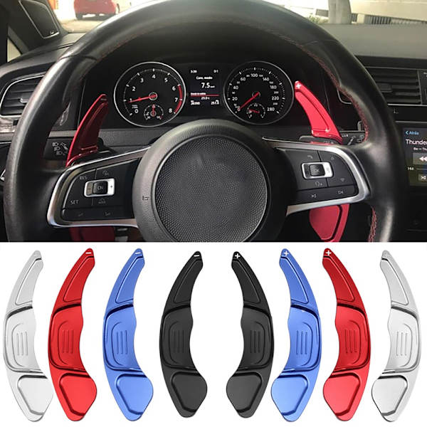 1 par Ratt Paddle Shifter Gear Shift Extension SVART Black
