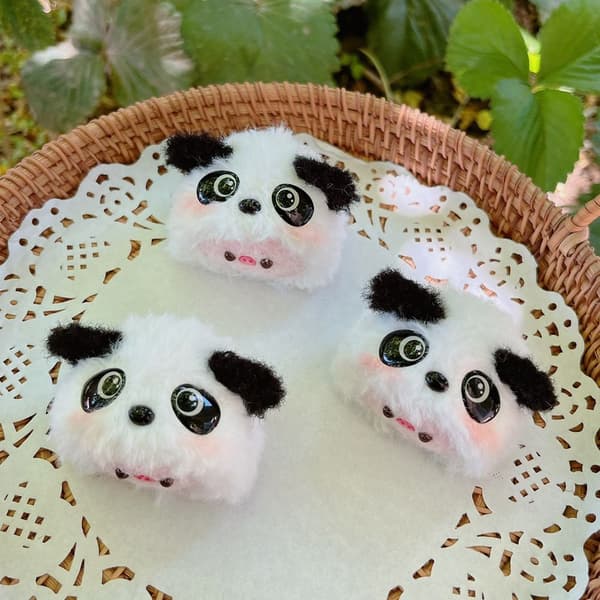 Panda Dockor Ögon Glasdockor Ögon STIL A-10PAR STIL Style A-10Pair