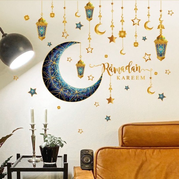 Eid Mubarak Wall Stickers Ramadan Window Stickers STIL 9 STIL Style 9