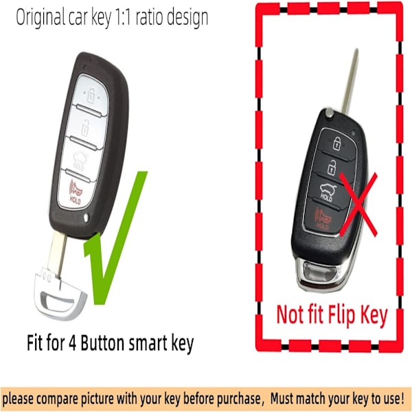 Silikone Gummi Nøgle Fob Cover Nøgle Fob Cover Case Protector
