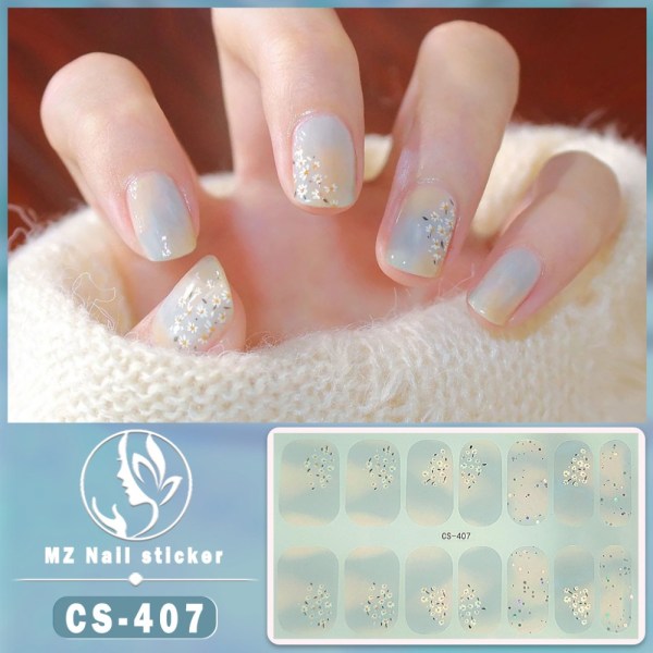 Franska Nageldekaler Nail Art Sticker 10 10 10