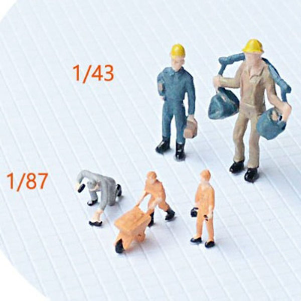 10/25 kpl Rakennustyöläinen Malli Rakentaa ihmisiä Kuvat 3 3 3