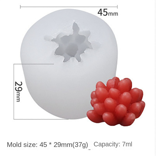 Silikoneform Stearinlysform 2 2 2