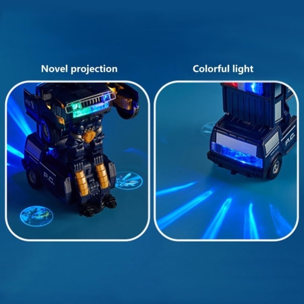 Transformerande Robotmodell Leksak Elbil A A A