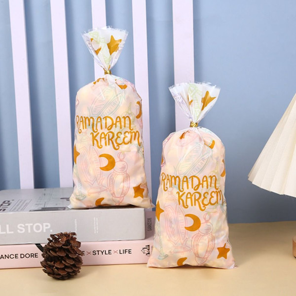 50 kpl Ramadan Kareem lahjapusseja Eid Mubarak makeis- ja keksipusseja