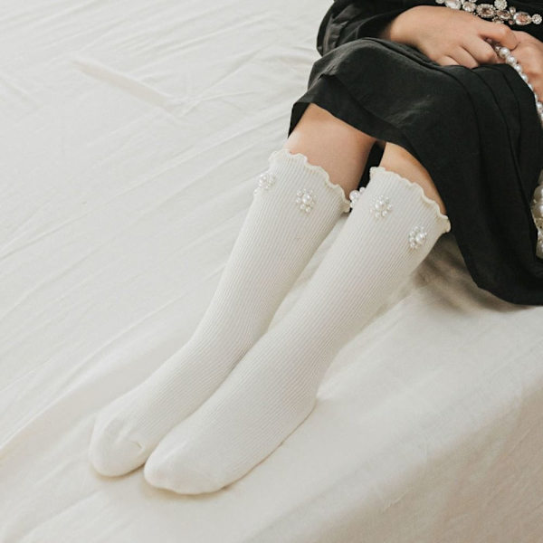 Perle Lægstrømper til Piger, SORT SSTYLE 1 Black SStyle 1-Style 1