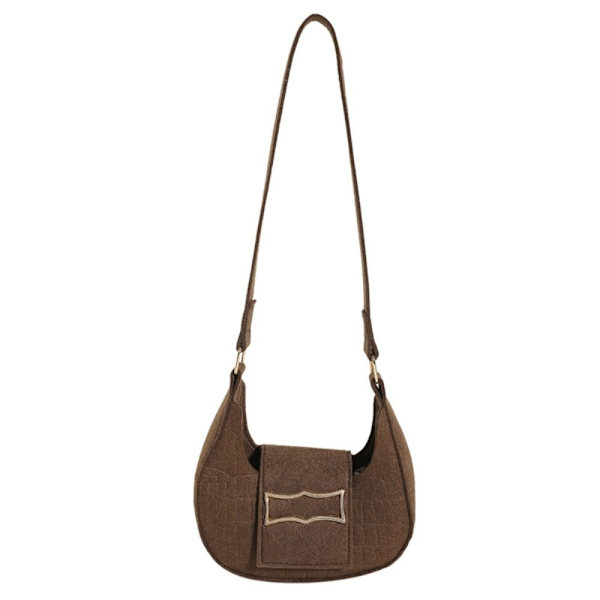 Skuldertaske Underarmstaske BRUN Brown