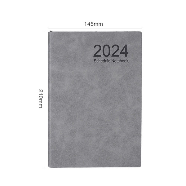 2024 päiväkirjakirja 2024 Planner muistikirja TYYLI A-HARMAA TYYLI A-HARMAA Style A-Grey