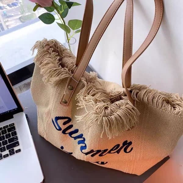 Skuldervesker Tote Bag HVIT white