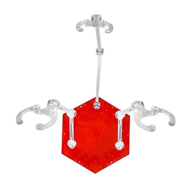Modellfigur Brakett Utstillingsstativ HVIT White