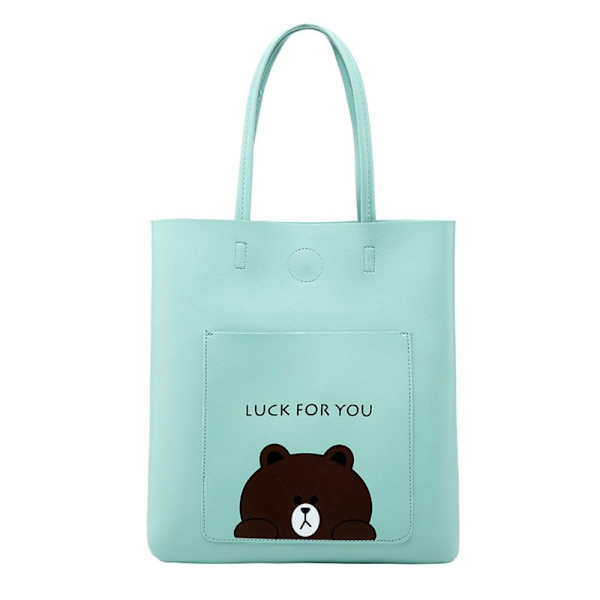 Tegnefilm Indkøbstaske Kvinder Håndtasker BLUE BEAR BEAR blue bear-bear