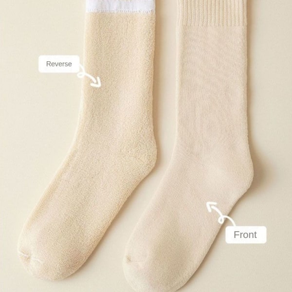 Winter Warmer Thicken Sock Cashmere Snow Socks HVID white