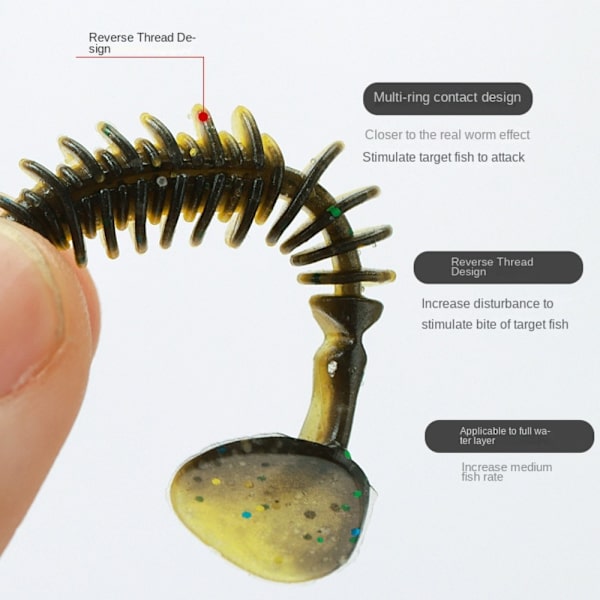 Kalastus Soft Lures Kalastus jigi viehe ORANSI orange