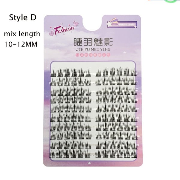 Klusterögonfransar Falska ögonfransar STYLEB 12MM STYLEB 12MM StyleB 12MM
