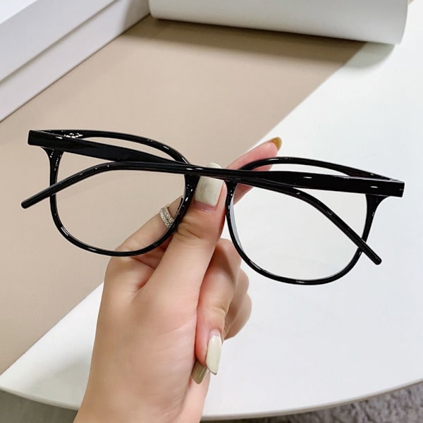 Anti-Blue Light Glasses Neliönmuotoiset silmälasit LÄPINÄKYVÄT Transparent
