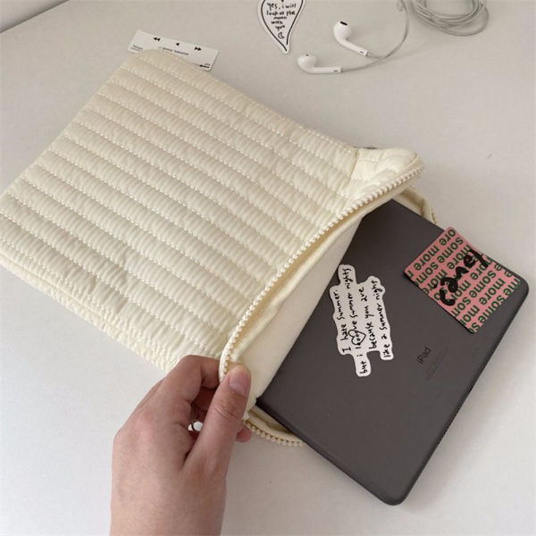 Soft liner taske Laptop Tablet Opbevaringsetui HVID 13 14 TOMMER 13 white 13 14 inch-13 14 inch