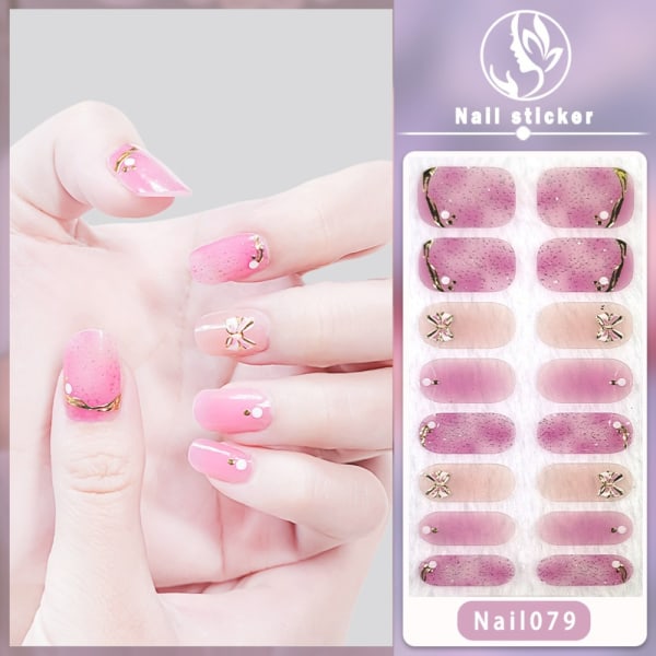 Franska Nageldekaler Nail Art Sticker 7 7 7