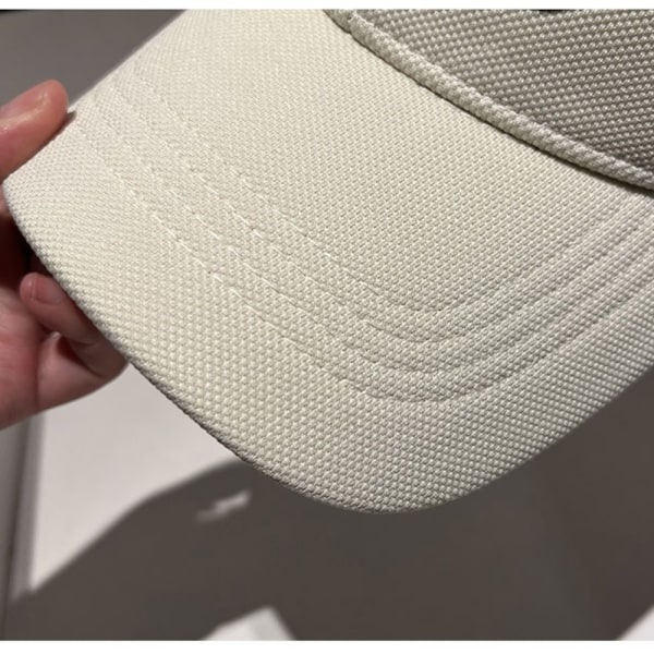 Basebollkeps Snapback-hatt BEIGE beige