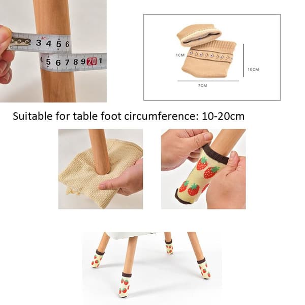 Stolsocka Bordsfotskydd 4 4 4
