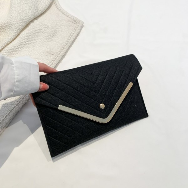 Evening Clutch Bag Kuvertväskor SVART Black