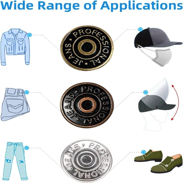Knapper Suspender Buttons Bukser Buttons