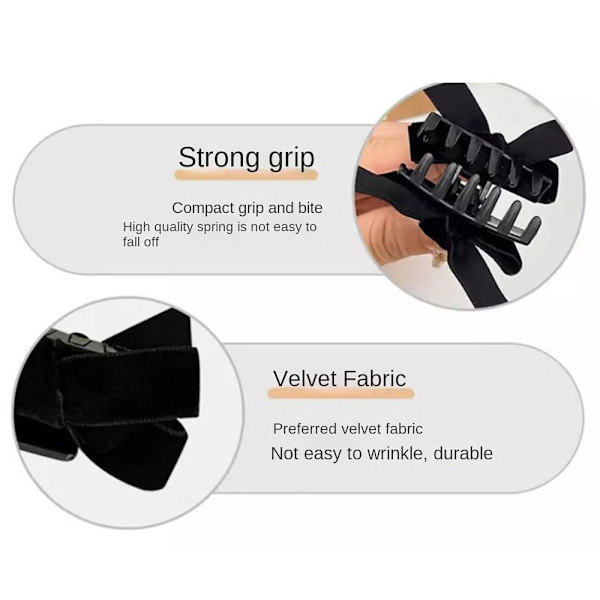 1 pari Bowknot-hiusneula D D D