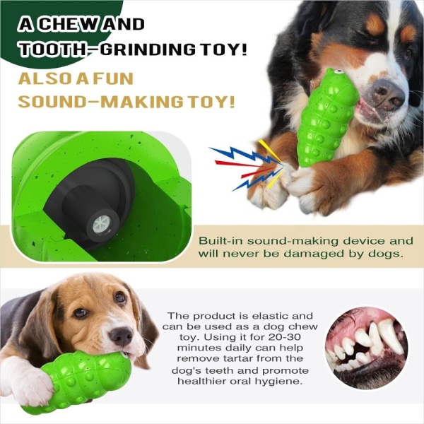Dog Chew Toy Multifunksjonell Hundeleke Tennsliping og