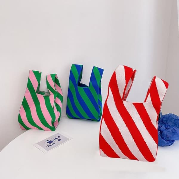 Knut Handledsväska Tote Bag BLÅ Blue