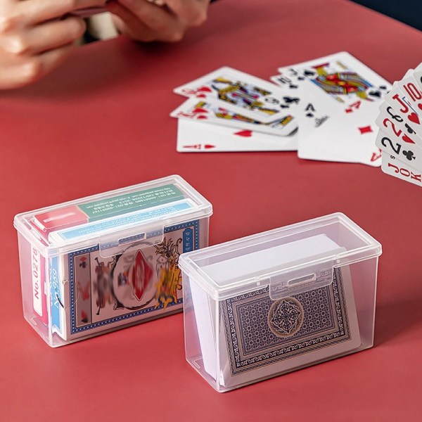 Spelkort Container Poker Storage Case Game Card Box