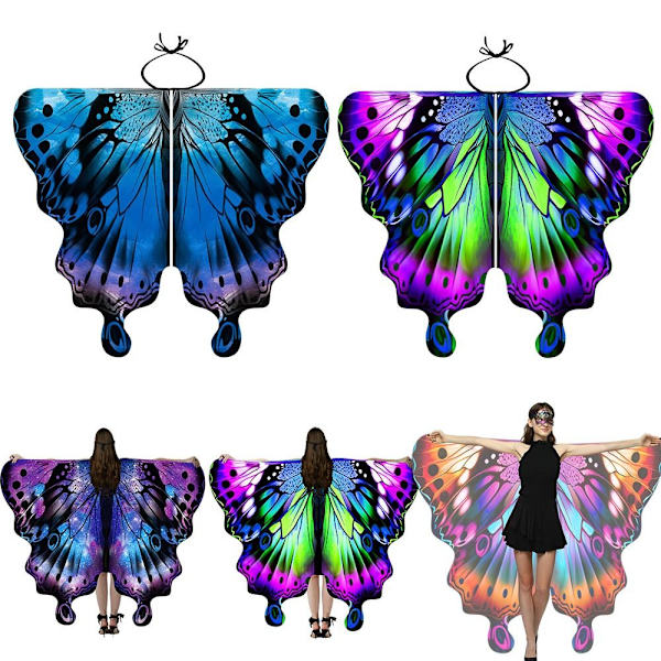 Sommerfuglsjal Cape Faire Butterfly Wings F F F
