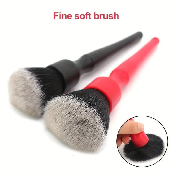 Auton kojelaudan pölyharja auton puhdistustyökalut PUNAINEN 24CM Red 24cm
