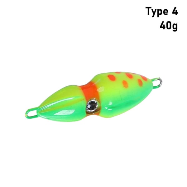1 stk 3D fiskelokk hardt blekksprutagn 40G4 4 40g4