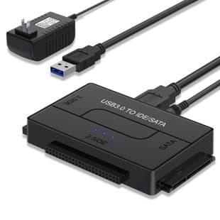 SATA IDE til USB 3.0-adapter, multiport-konverterkabel til 2,5/3,5 tommer harddiske
