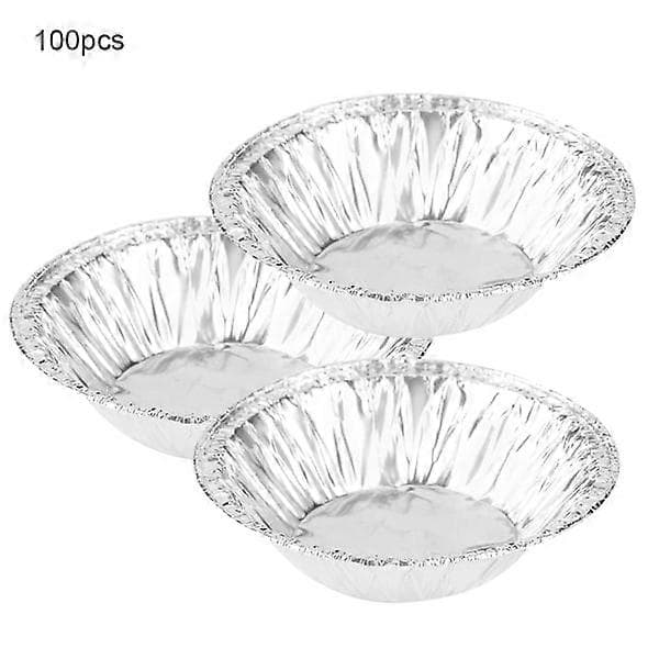 100 stk. non-stick æggetærteforme, cupcake bageforme, køkkenredskaber