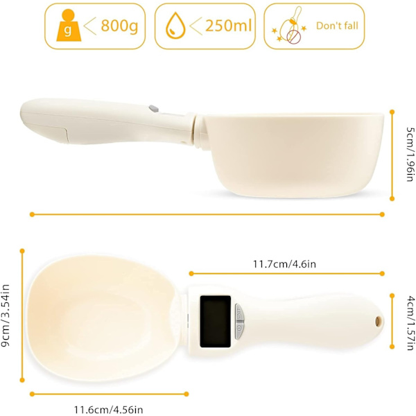 Digital kaffevåg med timer, 3 lägen, hög precision.
