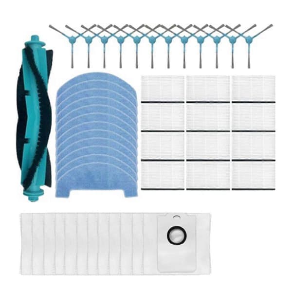 Til 2499 Ultra Home Advanced Titanium/Atvel R80 Base Hoved Sidebørste Filter Moppeklud Støvpose Dele