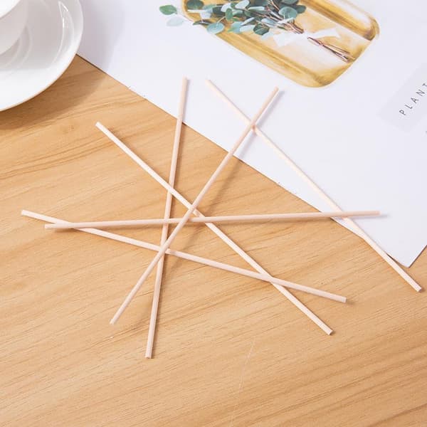 Premium Kvalitet Reed Diffuser Pinnar Rotting Sticka 3x260mm Träfärg 10st
